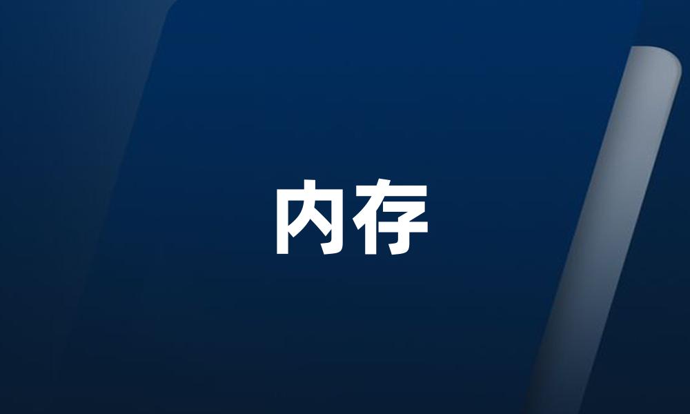 内存