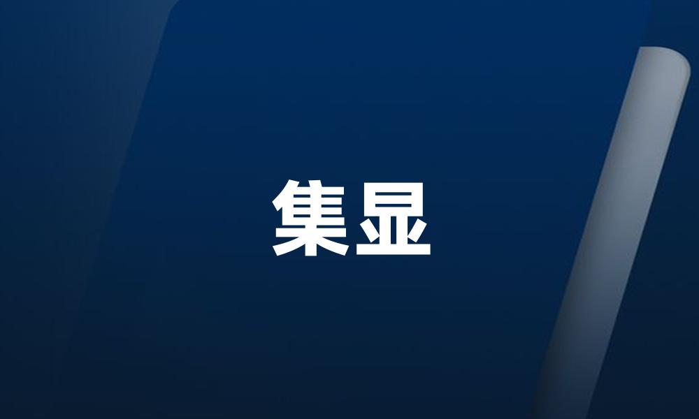 集显