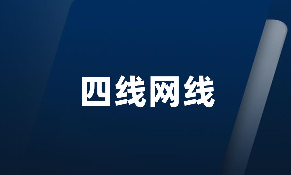四线网线