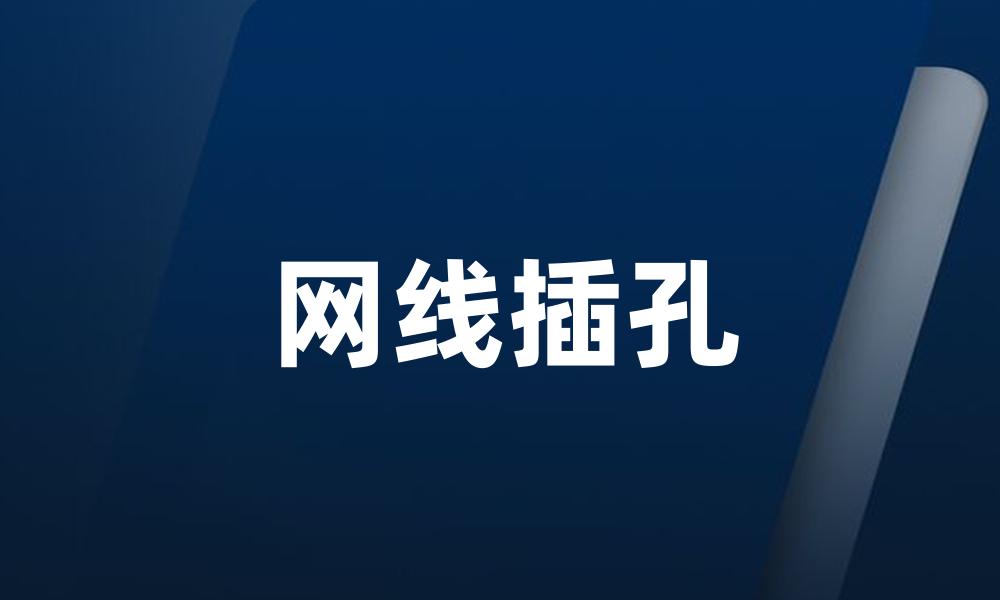 网线插孔