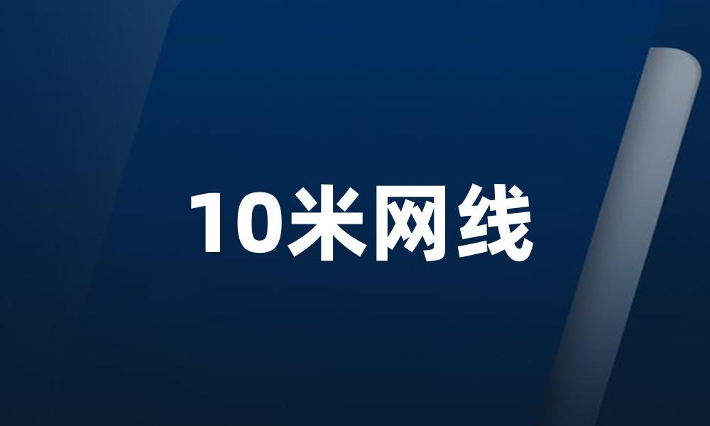 10米网线